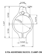 Superlative Arms Adjustable Bleed-Off Clamp On Gas Block