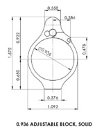 Superlative Arms Adjustable Set Screw Gas Block (TAN DLC)