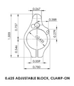 Superlative Arms Adjustable Bleed-Off Clamp On Gas Block
