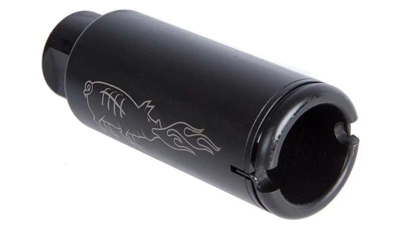 Noveske KX5 Flaming Pig Flash Suppressor - Slim - 1/2x28 - Image 2