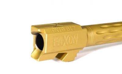 Faxon Firearms G17 Flame Fluted Threaded TiN