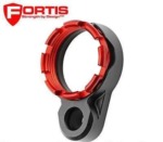 Fortis Lightweight Enhanced AR15 End Plate - K1 System (Tapered) Castle Nut