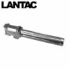 Lantac 9ine G17 Barrel Fluted Non-Threaded Stainless Steel Stainless Steel
