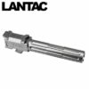 Lantac 9ine G19 Barrel Fluted Non-Threaded Stainless Steel Stainless Steel