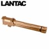 Lantac 9ine G19 Barrel Fluted and Threaded Bronze Bronze