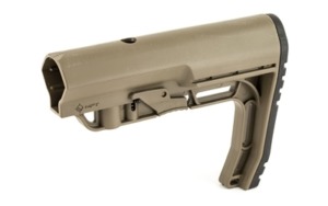 Mission First Tactical BATTLELINK Minimalist Stock - MIL-SPEC - Scorched Dark Earth SDE