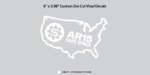 White A.S.S. USA Vinyl Sticker