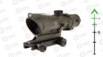 Trijicon ACOG 4x32mm Dual Illuminated Green Chevron .223 Ballistic Reticle