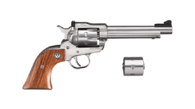 RUGER SINGLE-SIX CONVERTIBLE .22LR/.22WMR 5.5" AS S/S WOOD 625