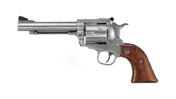 RUGER SUPER BLACKHAWK .44MAG 5.5" AS STAINLESS HARDWOOD 811