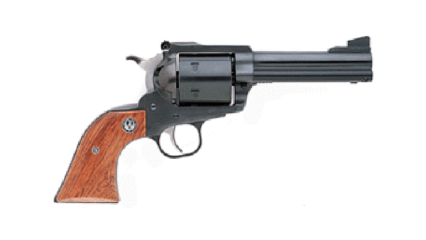 RUGER SUPER BLACKHAWK .44MAG 4-5/8" AS BLUED HARDWOOD 813