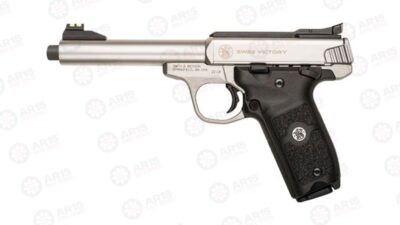 S&W SW22 VICTORY .22LR 5.5" AS 10-SHOT SS THREADED BBL 10201