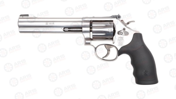 S&W 648 .22WMR 6" PATRIDGE FS STAINLESS STEEL SYNTHETIC GRIP 12460