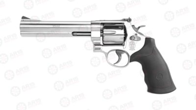 S&W 610 .10MM 6.5" AS 6-SHOT STAINLESS STEEL RUBBER 12462