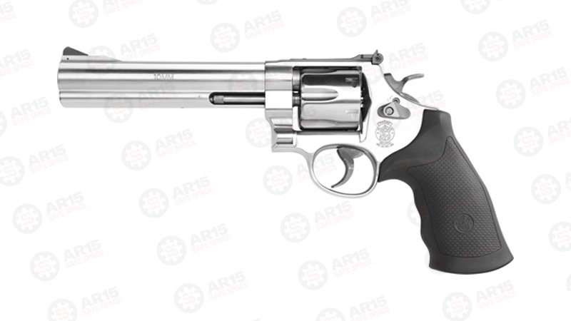 S&W 610 .10MM 6.5" AS 6-SHOT STAINLESS STEEL RUBBER S&W 610 .10MM 6.5" AS 6-SHOT 12462