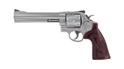 S&W 629 DELUXE .44MAG 6" AS 6-SHOT CHECKERED WOOD GRIPS 150714