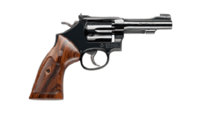 S&W 48 CLASSIC .22WMR 4" AS BRIGHT BLUED CHECKERED WOOD 150717
