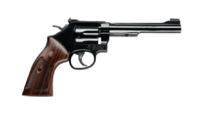 S&W 48 CLASSIC .22WMR 6" AS BRIGHT BLUED CHECKERED WOOD 150718