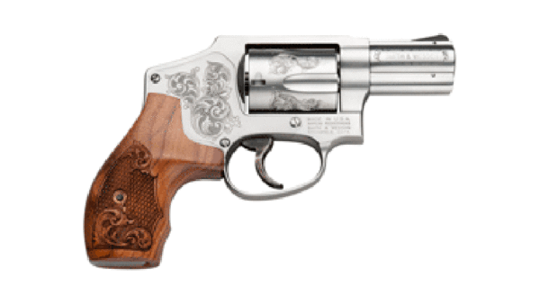 S&W 640 .357 2.125" FS 5-SHOT SS MACHINE ENGRAVED W/CASE 150784