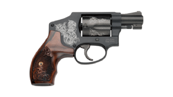 S&W 442 .38SPL+P 1.875 FS" MATTE MACHINE ENGRAVED W.CASE 150785