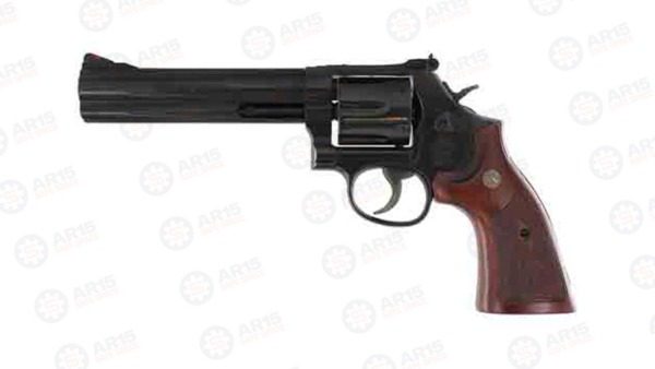 S&W 586 CLASSIC .357 6" AS 6-SHOT BLUED WOOD 150908