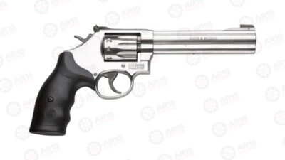 S&W 617 .22LR 6" AS 10-SHOT STAINLESS STEEL RUBBER 160578