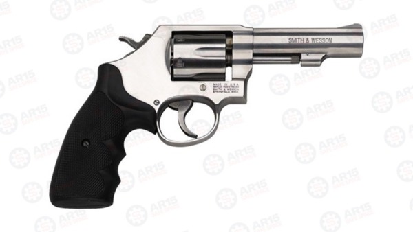 S&W 64 .38SPL+P 4" FS 6-SHOT SS SQUARE BUTT RUBBER 162506