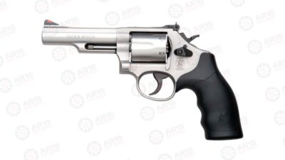 S&W 66 .357 MAG 4.25" ADJ 6-SHOT STAINLESS RUBBER 162662