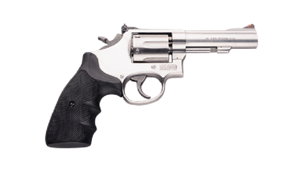 S&W 67 .38SPL+P 4" AS 6-SHOT SS BLACK RUBBER 162802