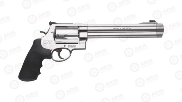 S&W 500 .500SW 8.38" AS 5-SHOT STAINLESS STEEL RUBBER 163500