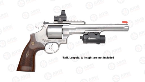 S&W 629 FLUTED BBL .44MAG 8.375" ADJ SS WOOD 170334