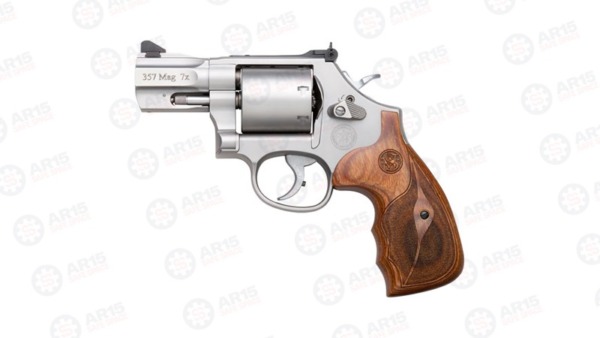 S&W 686 PERFORMANCE CENTER .357 MAGNUM 7-SH 2.5" SS WOOD 170346