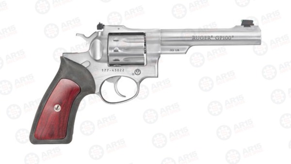 RUGER GP100 .22LR 6" ADJ. SGTS 1757