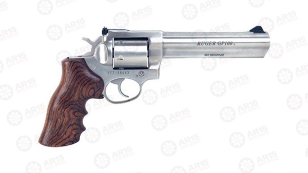 RUGER GP100 .357MAG 6" AS SS HOGUE FINGER GROOVE (TALO) 1759