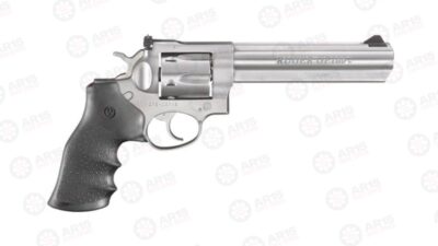 RUGER GP100 .327 FEDERAL 6" AS STAINLESS HOGUE MONOGRIP 1764