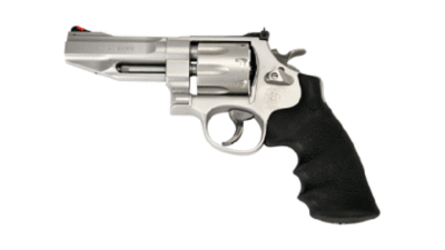 S&W PRO SERIES 627 .357 4" AS 8-SHOT STAINLESS BLACK RUBBER 178014