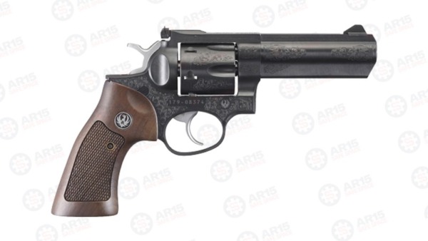 RUGER GP100 DELUXE 4" ENGRAVED BLUED ADJ. (TALO) 1783