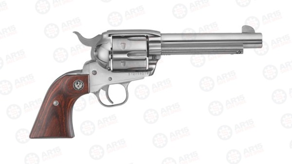 RUGER VAQUERO .45LC 5.5" FS S/S HARDWOOD 5104