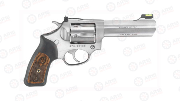 RUGER SP101 .327 FED MAG 4.20" ADJ. STAINLESS RUBBER * 5773