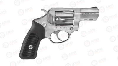 RUGER SP101 9MM 2.25"  5-SHOT FS STAINLESS RUBBER GRIPS 5783