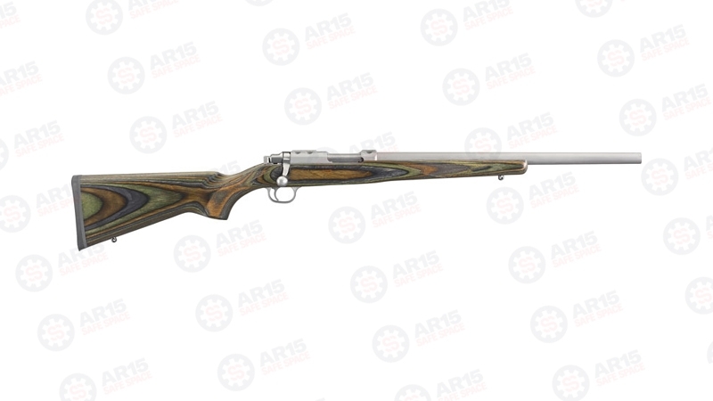 RUGER 77/17 .17WSM STAINLESS GREEN MOUNTAIN LAM. W/RINGS RUGER 77/17 .17WSM STAINLESS 7218
