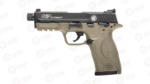 Smith & Wesson M&P 22 Compact Series Handgun .22 LR 10rd Magazines (2) 3.3" Threaded Barrel FDE with Black Slide