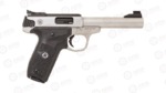 Smith & Wesson SW22 Victory Target Model Handgun .22 LR 10rd Magazines (2) 5.5" Barrel Silver with Black Grip MA Compliant