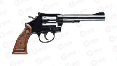 S&W 17 CLASSIC .22LR 6" AS BLUED CHECKERED WOOD GRIPS 150477