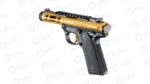 Ruger Mark IV 22/45 Lite .22LR 10rd Magazine 4.4" Barrel Gold Barrel with 1911 Style Checkered Grip