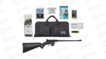 Henry Survival Rifle Survival Pack .22 LR 8rd Magazines (2) 16.125" Barrel Black with Bag Fire Steel Life Straw Folding Knife