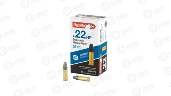 AGUILA 22LR SUB HV 38GR HP Aguila Ammunition