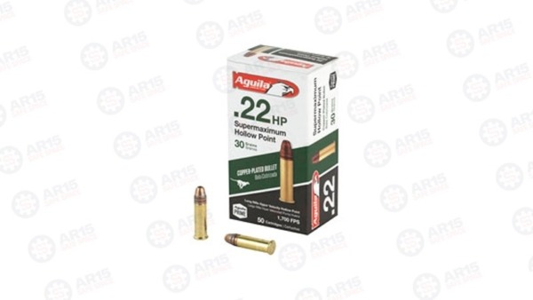 AGUILA 22LR SUPR MAX 30GR HP Aguila Ammunition