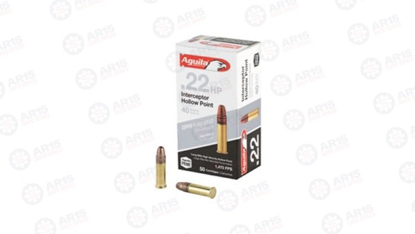 AGUILA 22LR INTERCPT 40GR HP