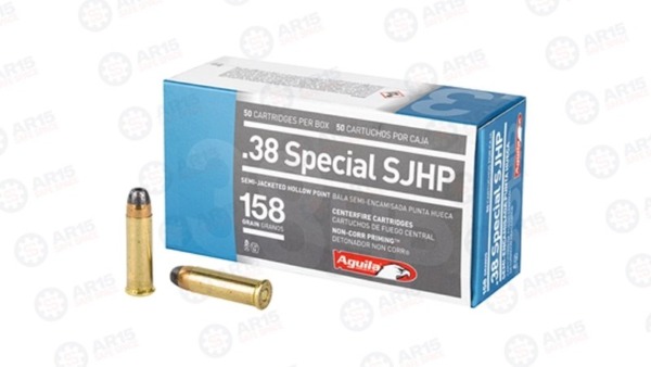 AGUILA 38SPL 158GR SJHP